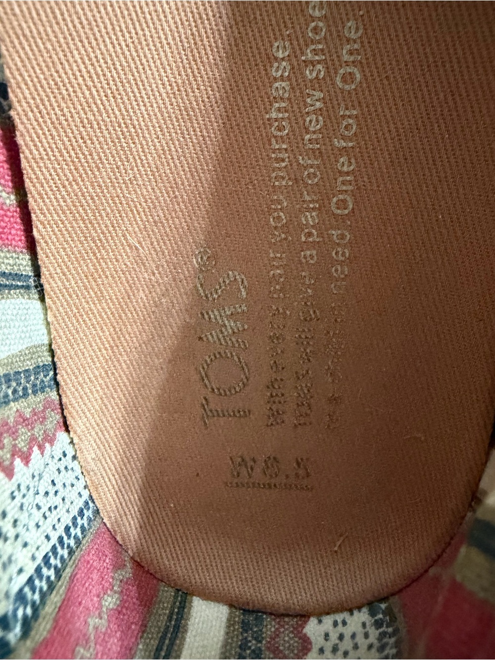 Tom’s Casual Women's Slip-On Canvas Flats in Light Gray - Picture 6 of 6